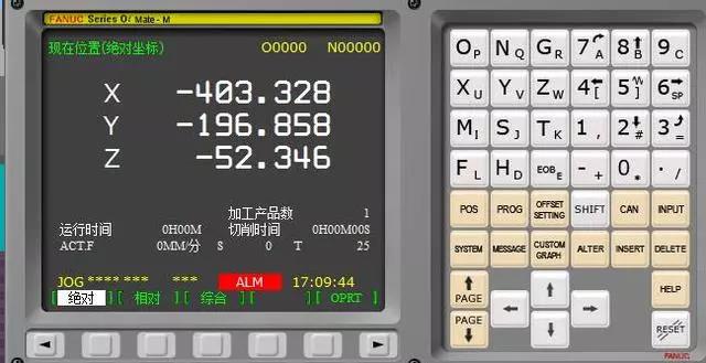 CNC CONTROL PANEL & SCREEN