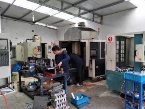 CNC machining workshop