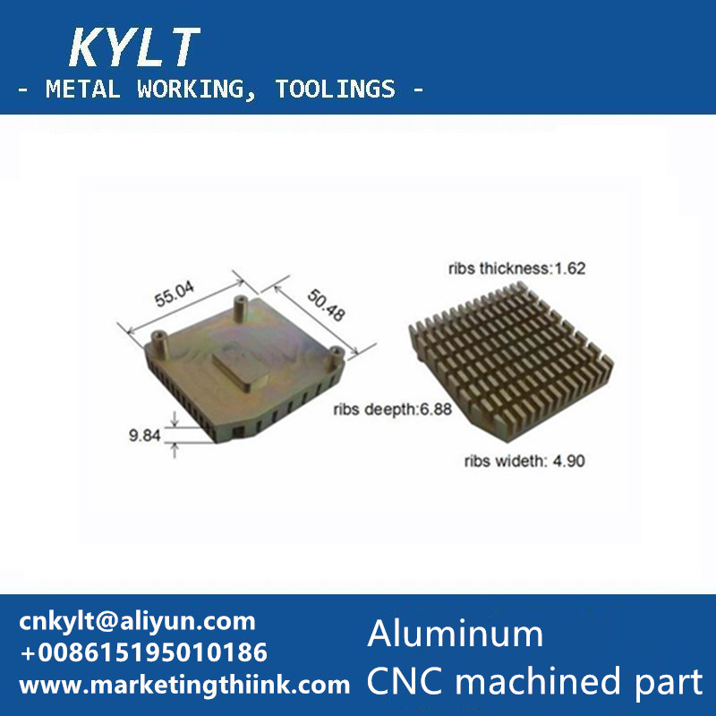 aluminum machined part