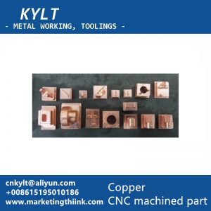 copper machined part