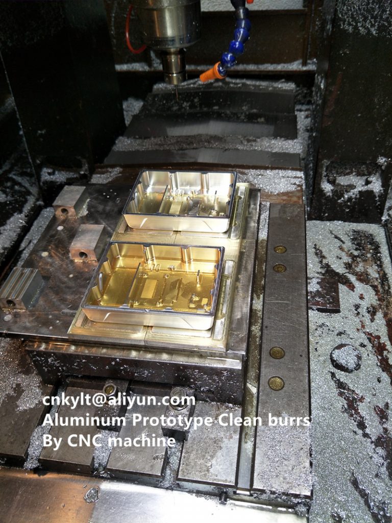 Aluminum Prototype Clean burrs By CNC machine