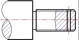 Intersection line is simplified to straight line