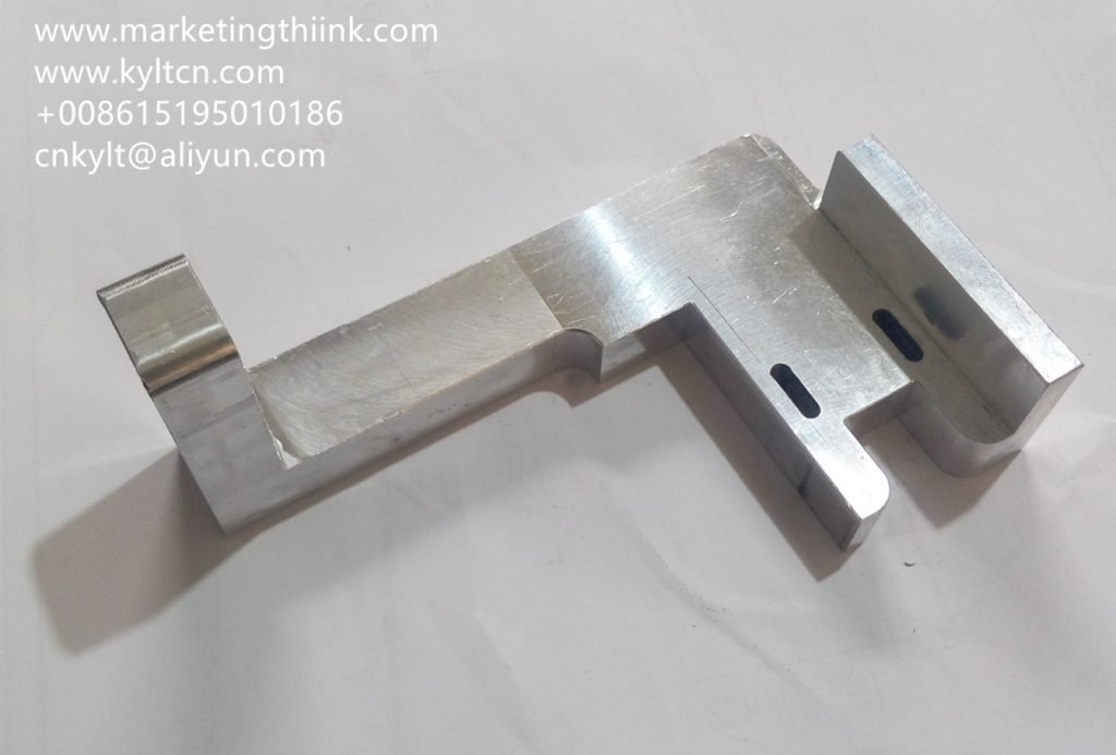 CNC machined aluminum part