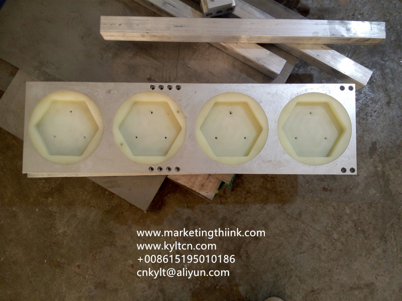 Plastic material CNC milling