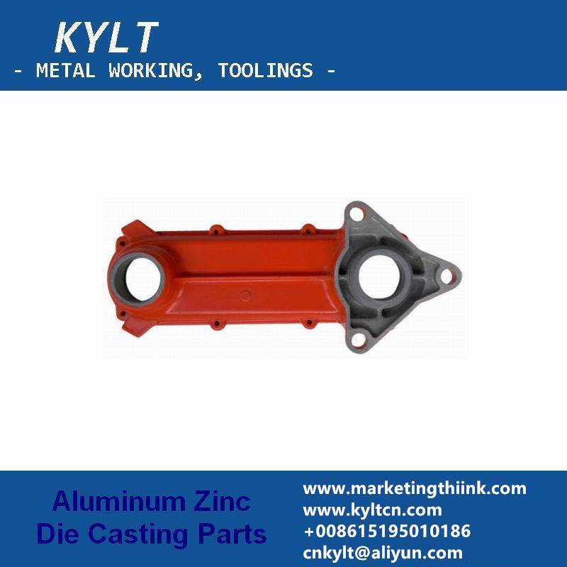 aluminum die casting part with powder coating