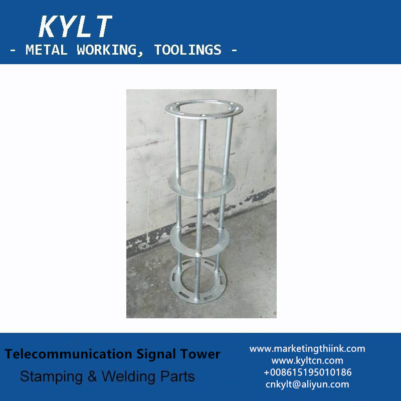 telecommunication signal tower steel welding parts