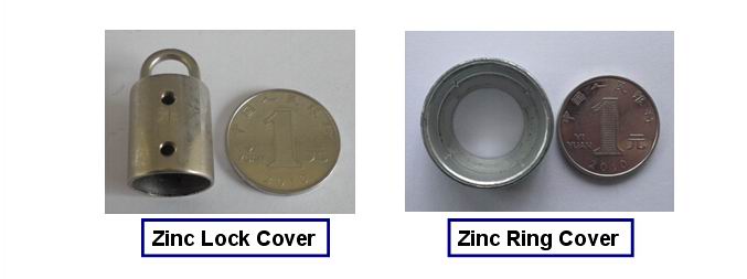 Zamak Zinc die casting parts of lockset